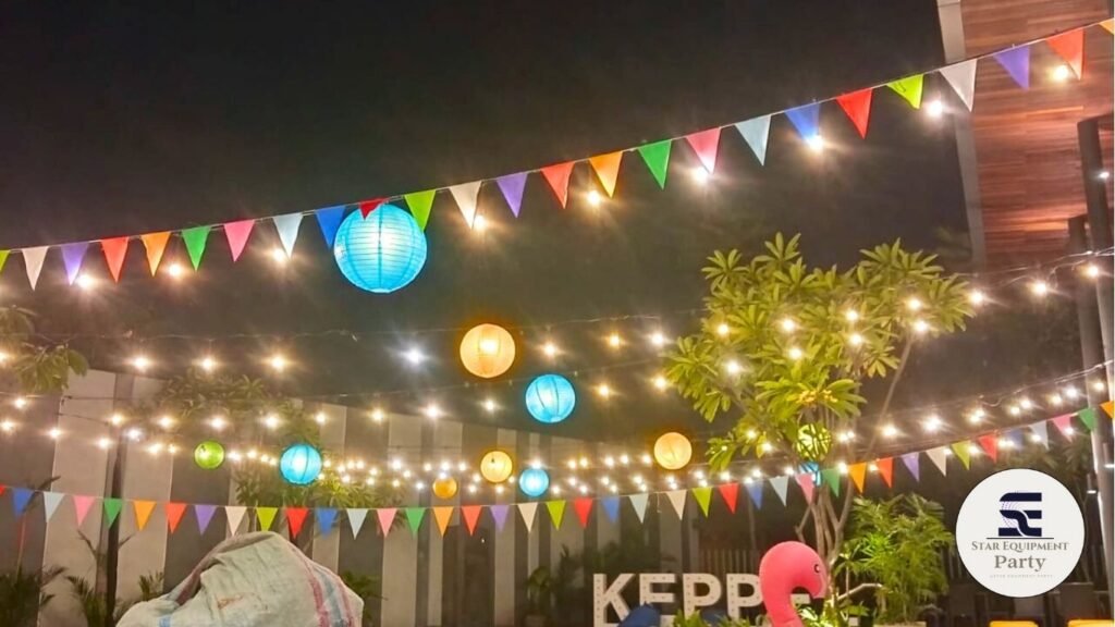 SEWA LAMPU TAMAN UNTUK HIASAN ACARA SPESIAL DI JAKARTA SIAP PASANG