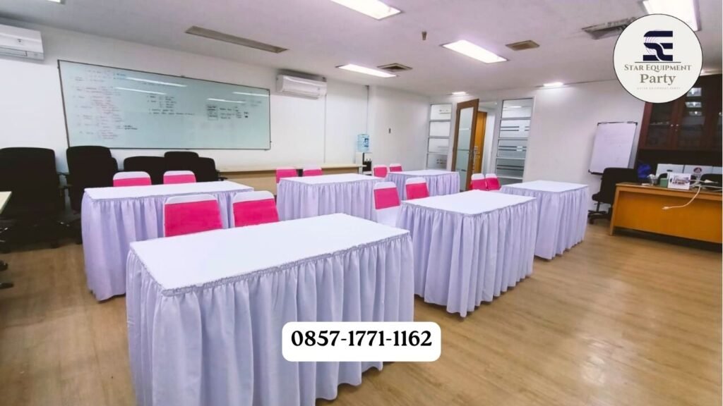 JASA SEWA MEJA KOTAK KUALITAS PREMIUM