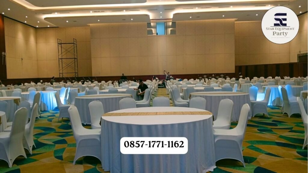 SEWA MEJA BUNDAR DAN KURSI FUTURA JAKARTA PRAKTIS DAN STYLISH