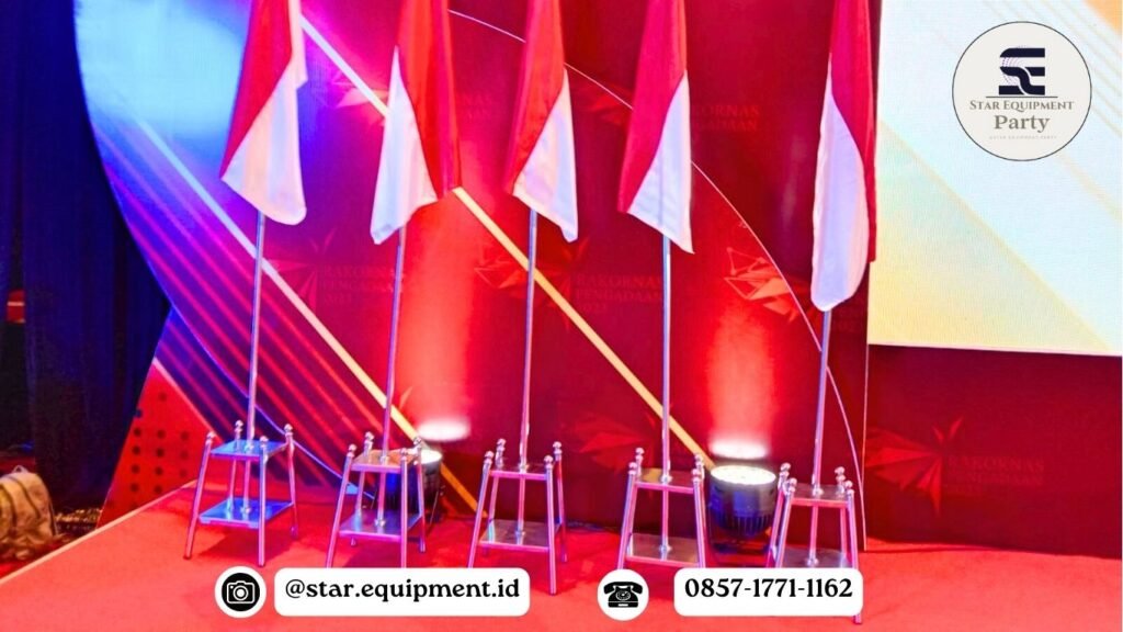 Sewa Tiang Bendera Jakarta Pusat Event Kenegaraan
