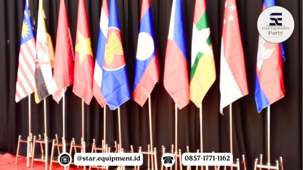 Sewa Tiang Bendera Jakarta Pusat Event Kenegaraan
