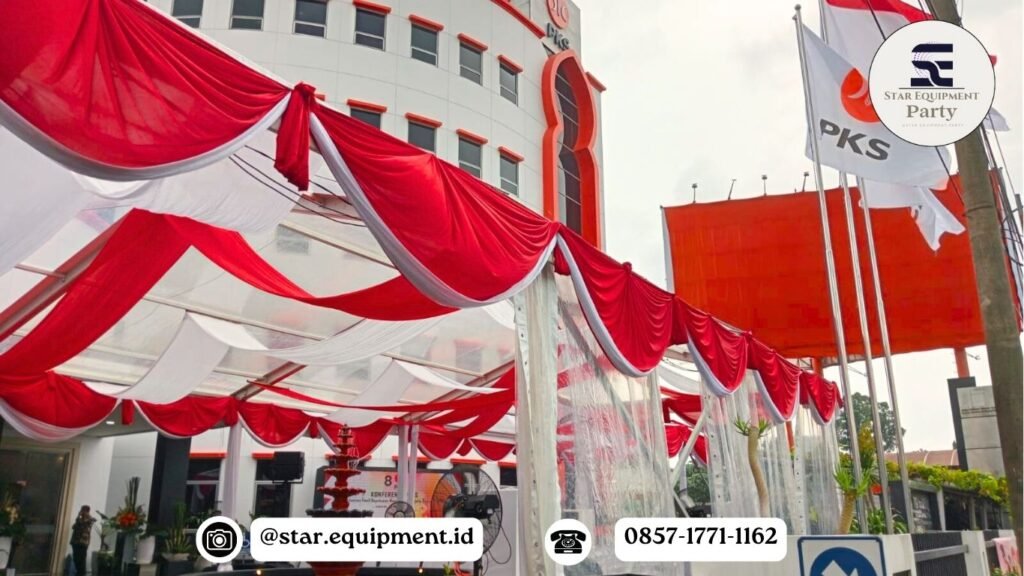 SEWA TENDA HANGGAR TRANSPARAN DI JAKARTA