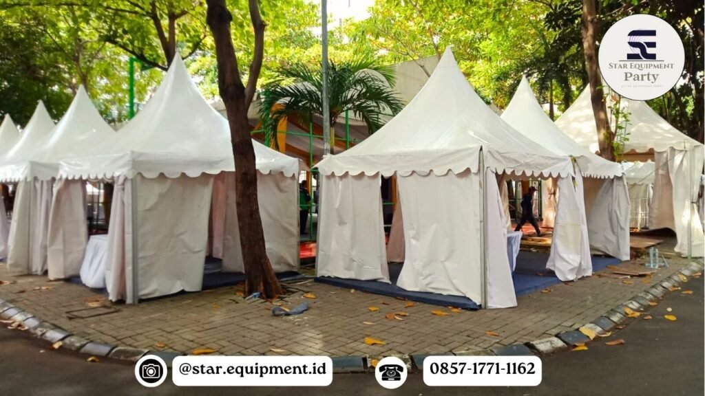 Sewa Tenda Sarnafil Bekasi Ukuran Lengkap Siap Pakai
