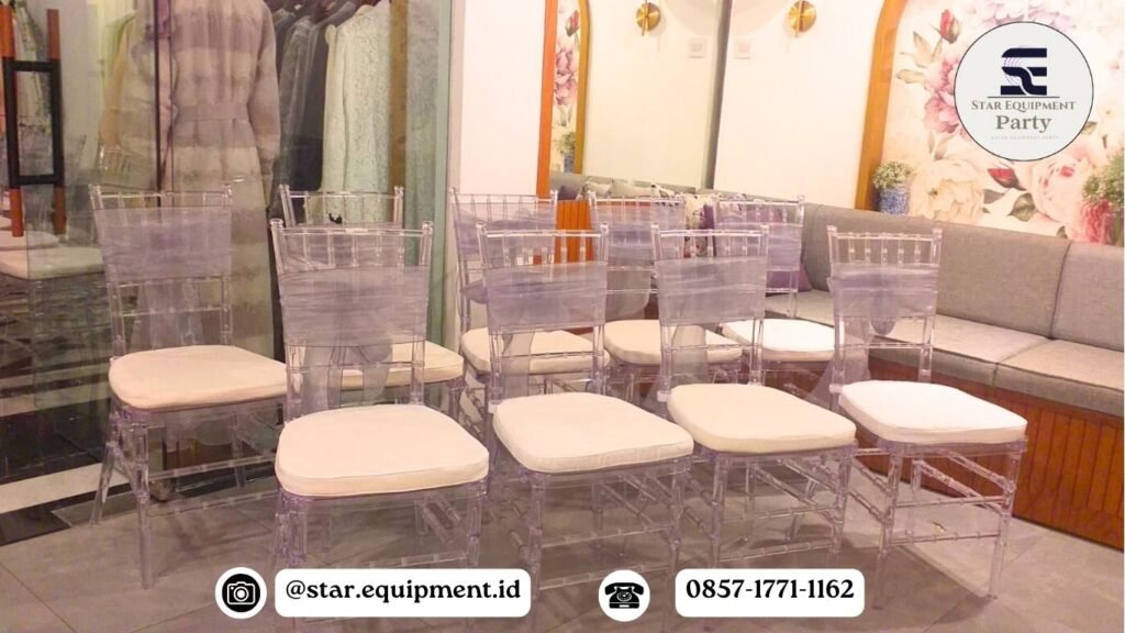 Sewa Kursi Tiffany Akrilik Jakarta Tahun 2025