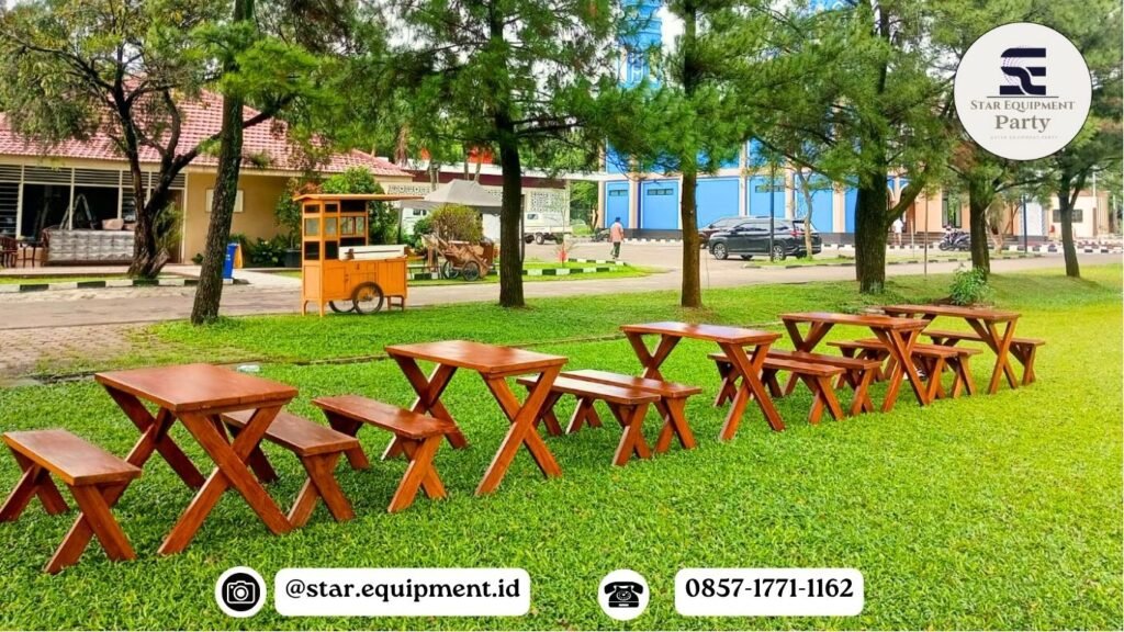 Sewa Meja Kursi Taman Jakarta untuk Outdoor yang Elegan & Nyaman