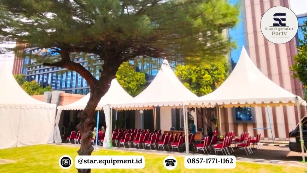 SEWA TENDA KERUCUT JAKARTA ACARA 17 AGUSTUS