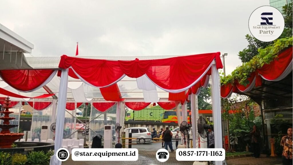SEWA TENDA HANGGAR TRANSPARAN DI JAKARTA