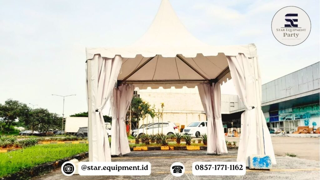 Sewa Tenda Sarnafil Bekasi Ukuran Lengkap Siap Pakai