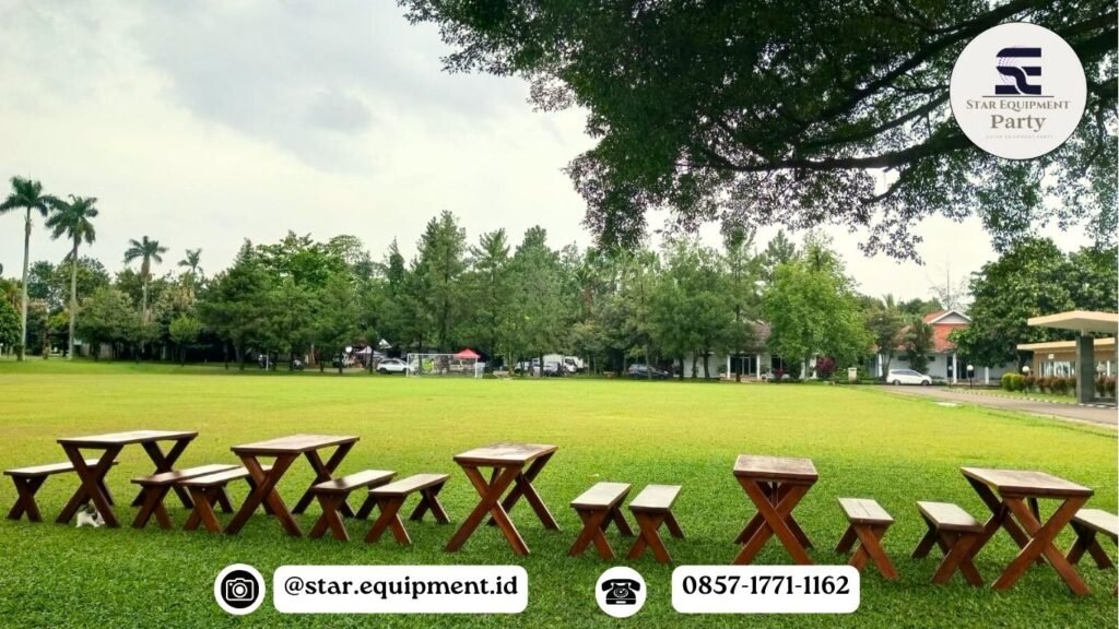 Sewa Meja Kursi Taman Jakarta untuk Outdoor yang Elegan & Nyaman