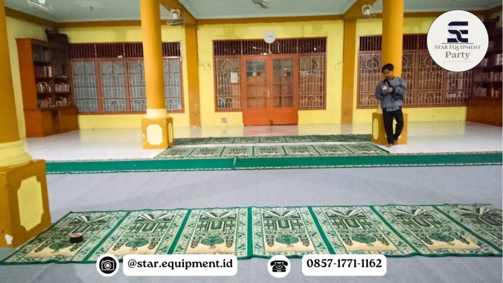 Sewa Karpet Sajadah di Jakarta Bersih Wangi Siap Pakai