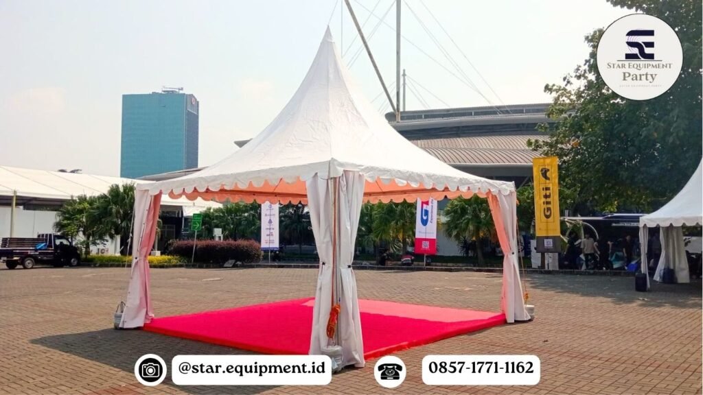 SEWA TENDA KERUCUT JAKARTA ACARA 17 AGUSTUS