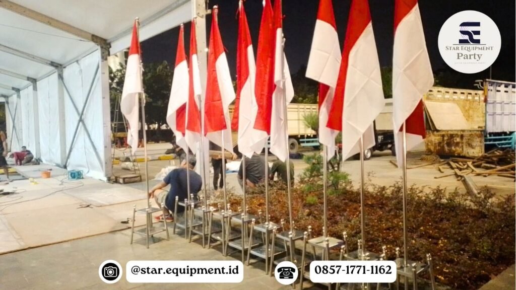SEWA TIANG BENDERA HUT RI JAKARTA