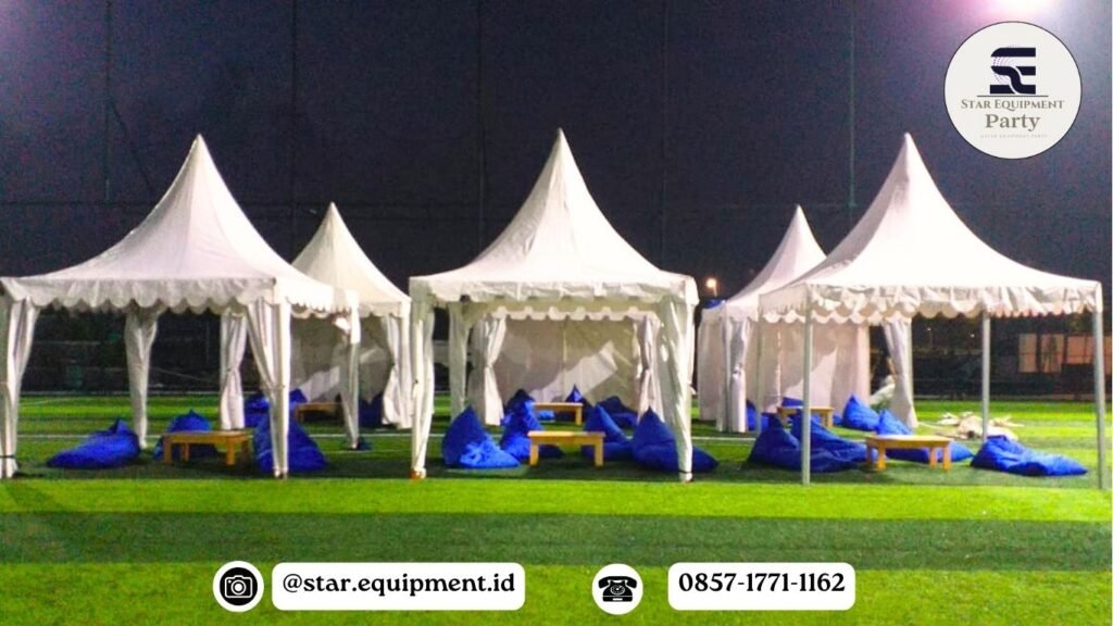Sewa Tenda Sarnafil Bekasi Ukuran Lengkap Siap Pakai