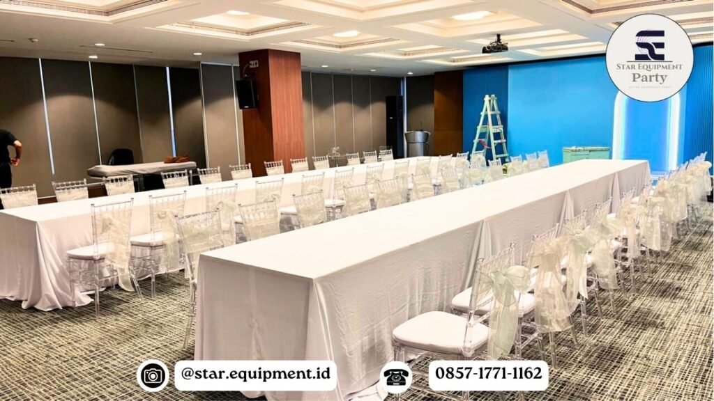 Sewa Kursi Tiffany Akrilik Jakarta Tahun 2025