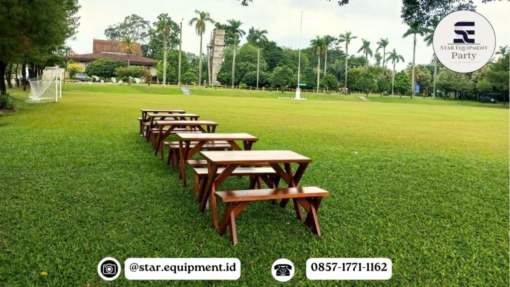 Sewa Meja Kursi Taman Jakarta untuk Outdoor yang Elegan & Nyaman