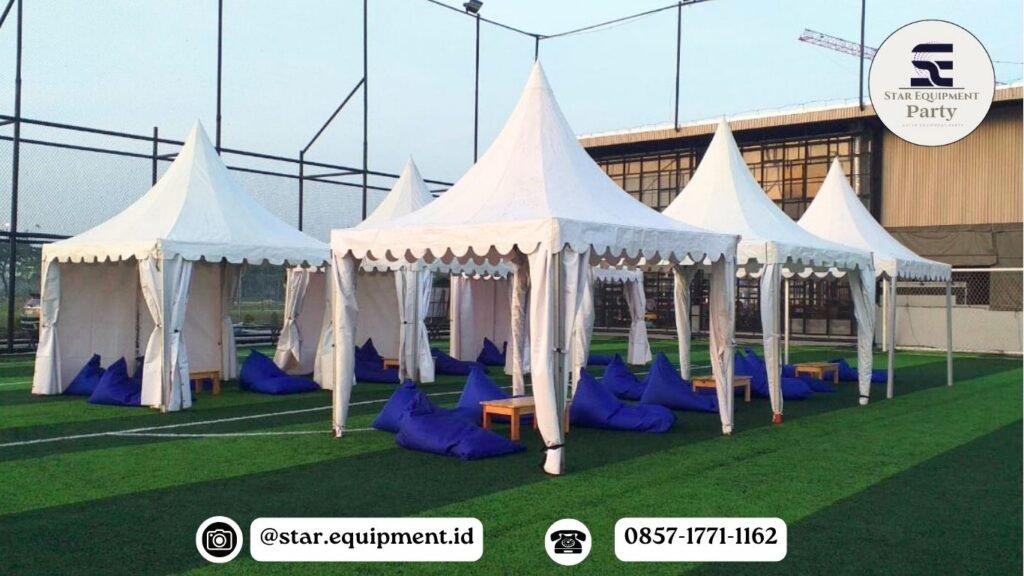 Sewa Tenda Sarnafil Bekasi Ukuran Lengkap Siap Pakai