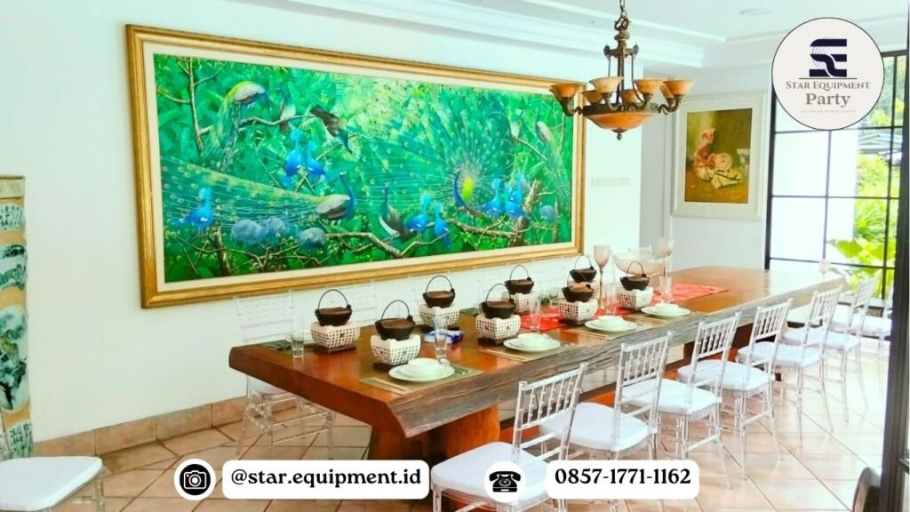 Sewa Kursi Tiffany Akrilik Jakarta Tahun 2025