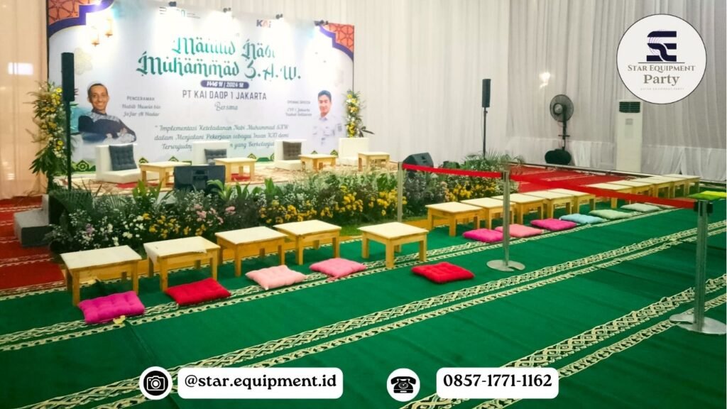 Sewa Karpet Sajadah di Jakarta Bersih Wangi Siap Pakai