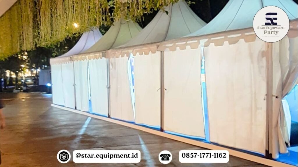 Sewa Tenda Sarnafil Bekasi Ukuran Lengkap Siap Pakai
