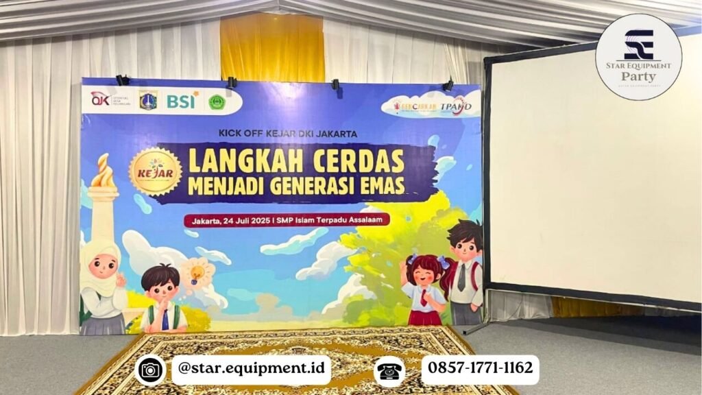 SEWA BACKDROP HUT RI JAKARTA