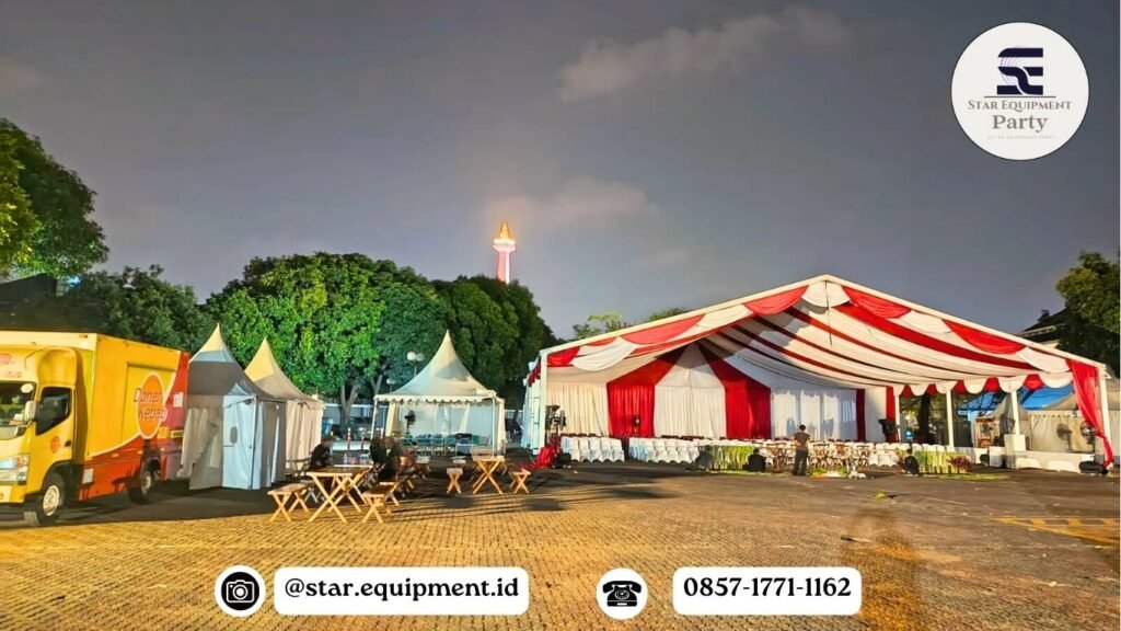 SEWA TENDA RODER HUT RI JAKARTA