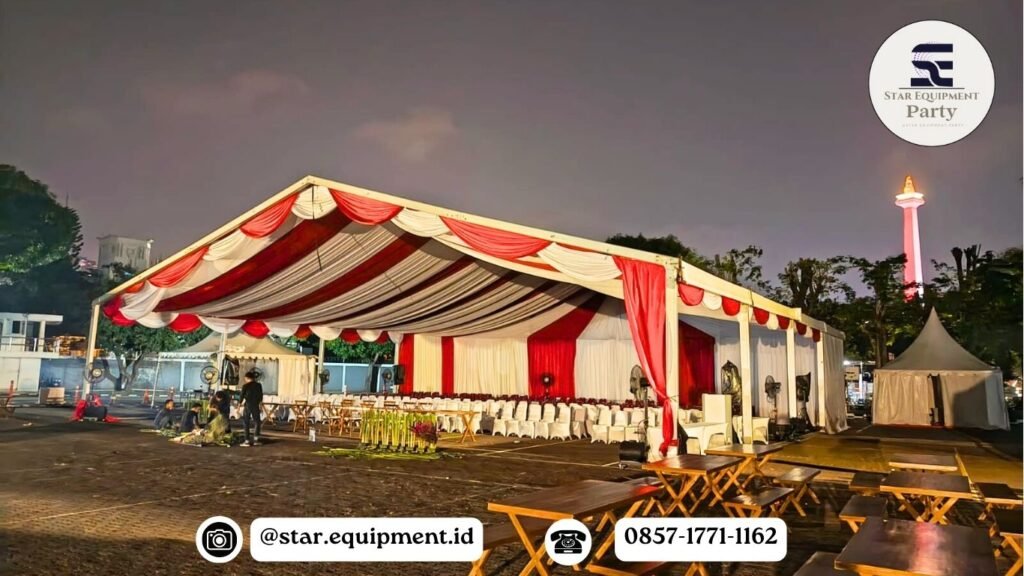 SEWA TENDA RODER HUT RI JAKARTA