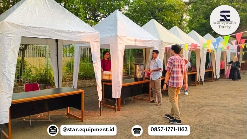 SEWA TENDA BAZAR EVENT HUT RI JAKARTA