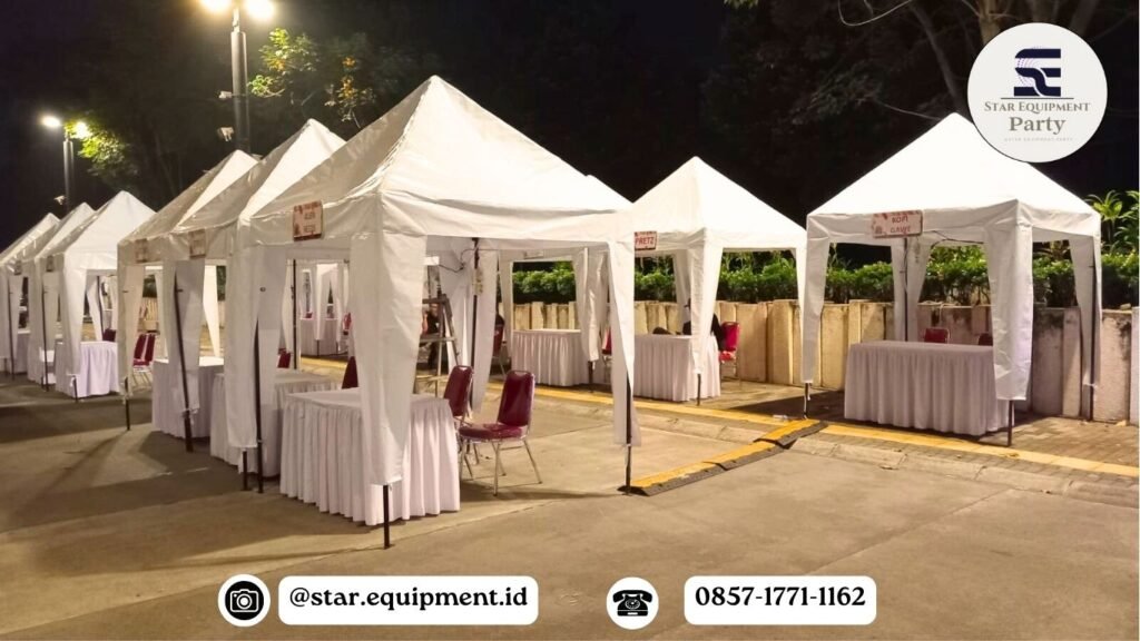 SEWA TENDA BAZAR EVENT HUT RI JAKARTA
