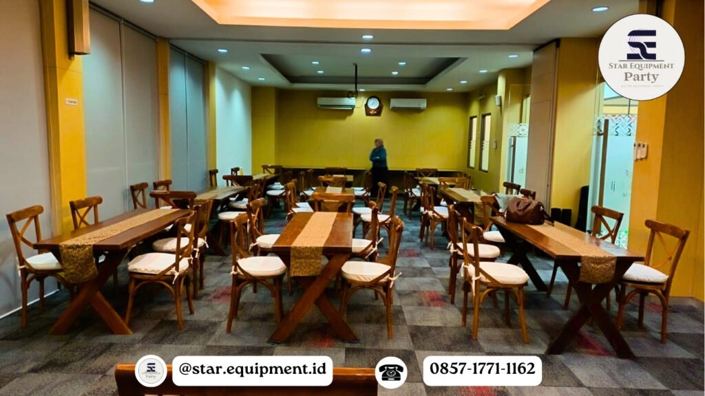 SEWA MEJA TAMAN & KURSI SILANG DI JATINEGARA JAKARTA