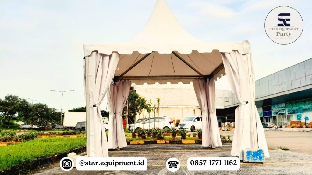 SEWA TENDA KERUCUT 3X3 BEKASI
