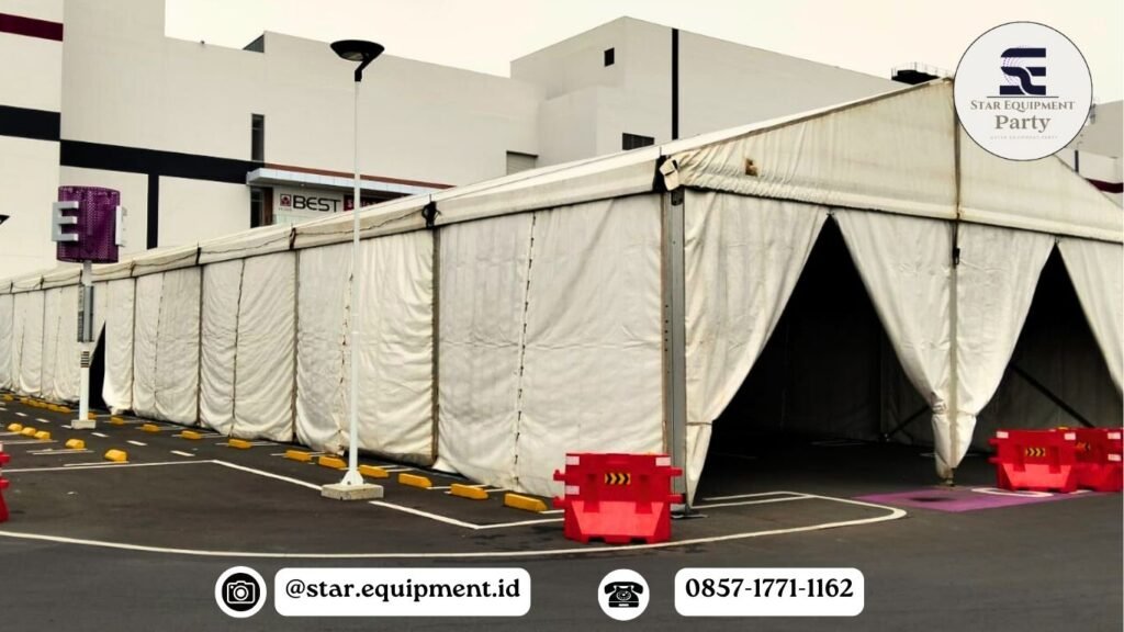 JASA SEWA TENDA RODER PUTIH JAKARTA PUSAT