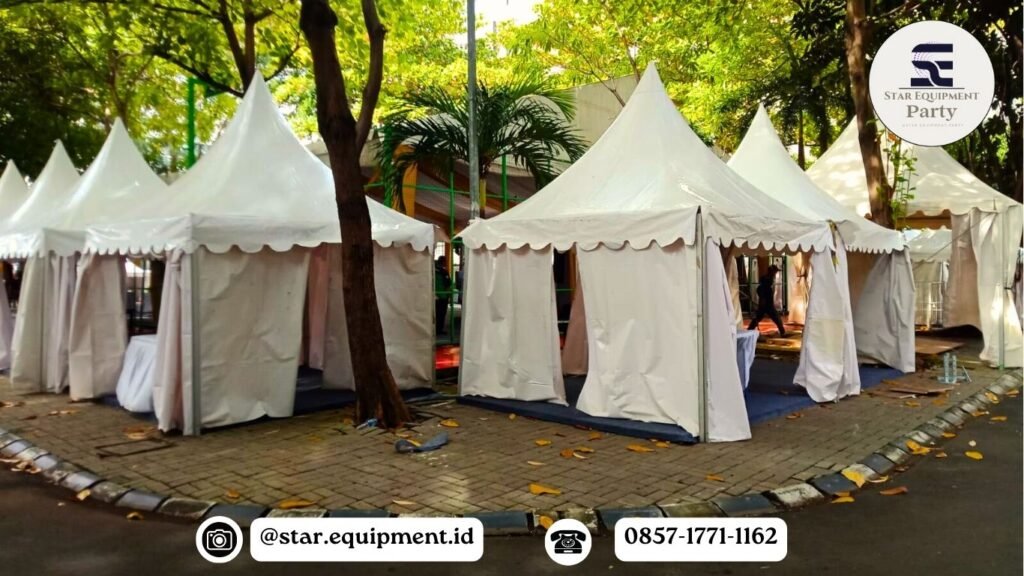 SEWA TENDA KERUCUT 3X3 BEKASI