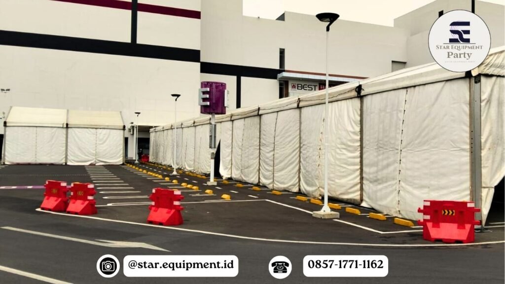 JASA SEWA TENDA RODER PUTIH JAKARTA PUSAT