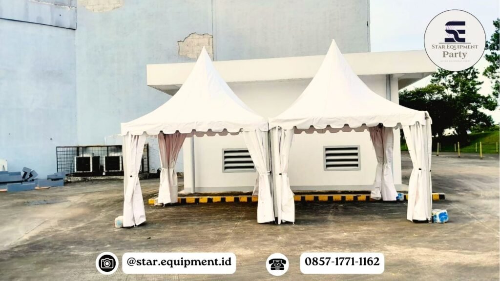 SEWA TENDA KERUCUT 3X3 BEKASI