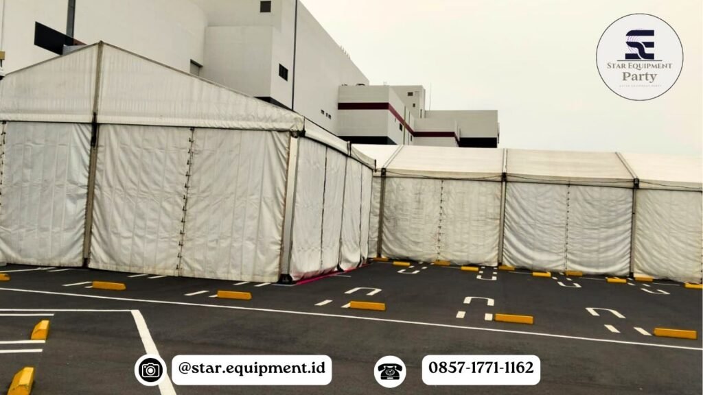 JASA SEWA TENDA RODER PUTIH JAKARTA PUSAT