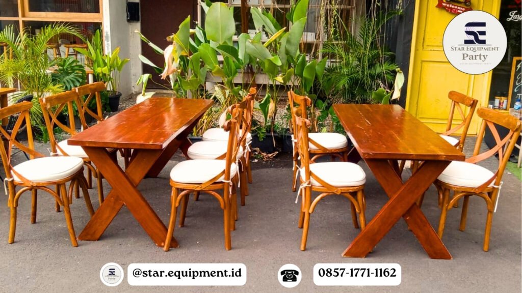 SEWA MEJA TAMAN & KURSI SILANG DI JATINEGARA JAKARTA