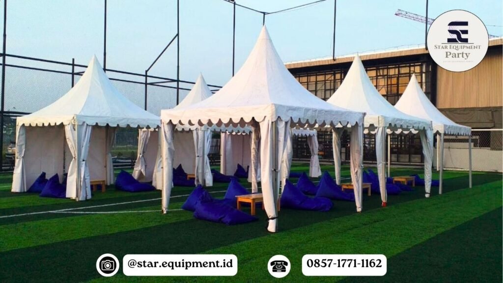 SEWA TENDA KERUCUT 3X3 BEKASI