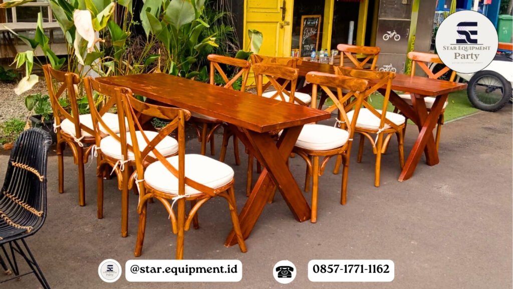 SEWA MEJA TAMAN & KURSI SILANG DI JATINEGARA JAKARTA